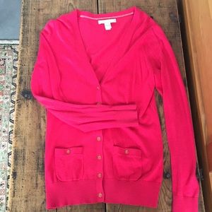 Banana republic pink cardigan